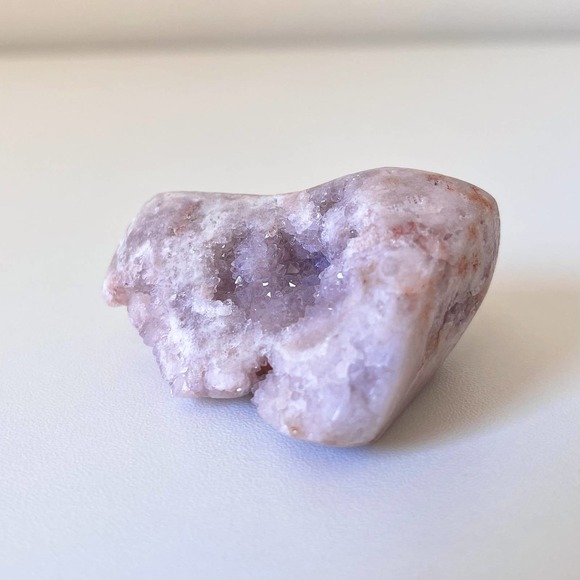 Pink Amethyst Free Form Druzy Crystal High Quality - Picture 3 of 7
